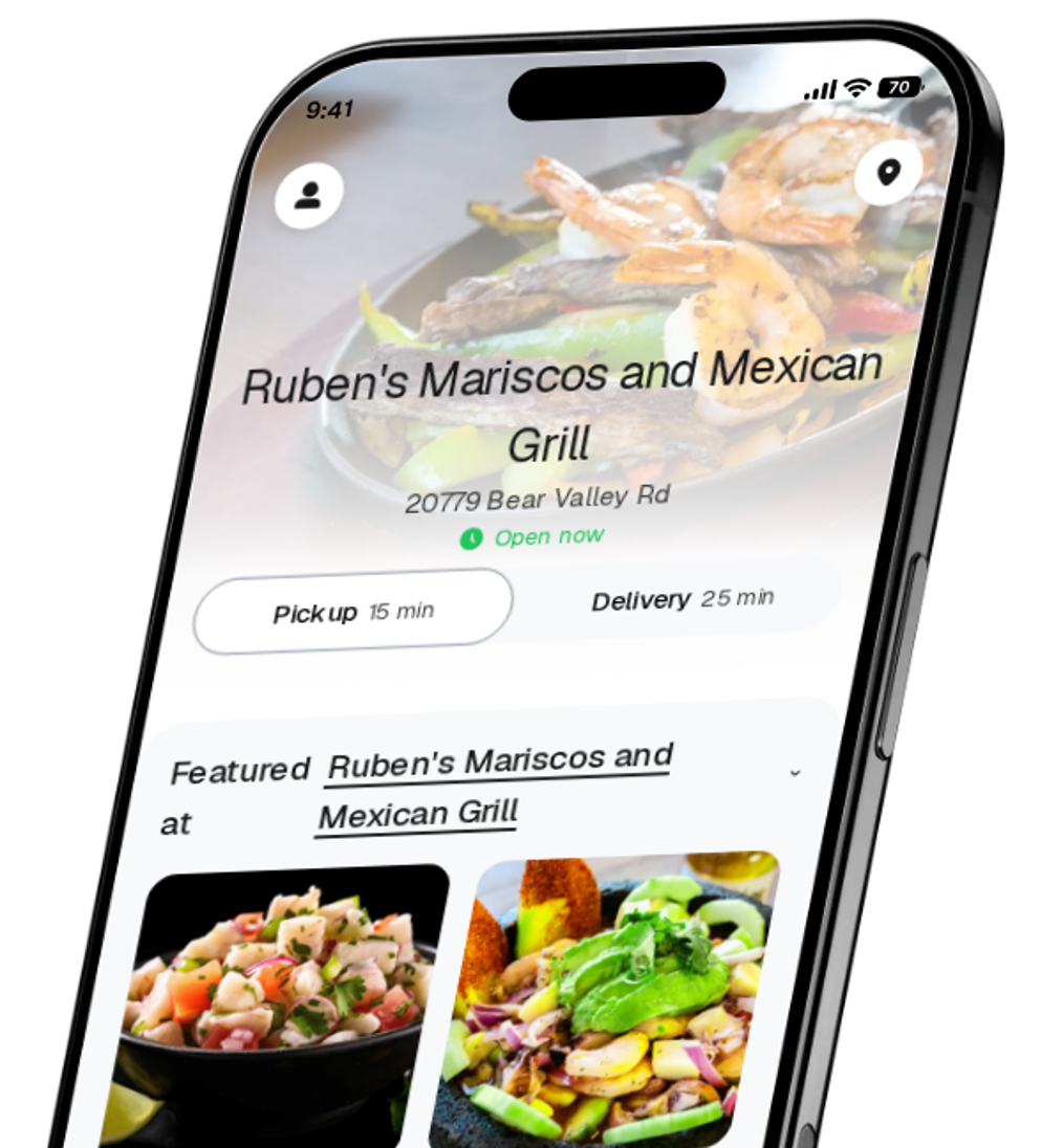 Ruben's Mariscos and Mexican Grill app preview